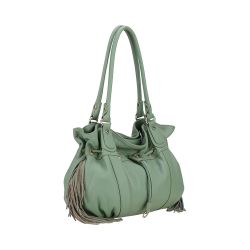 Sac Epaule L Camille à Franges en Cuir