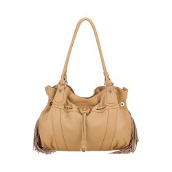 Sac Epaule L Camille à Franges en Cuir
