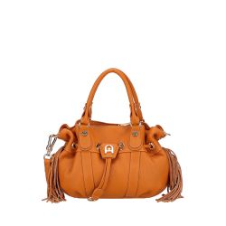 Mini Sac à Main Camille à Franges en Cuir