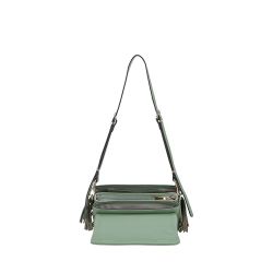 Pochette Bandoulière Camille à Franges en Cuir