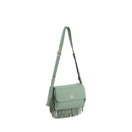 Pochette Bandoulière Camille à Franges en Cuir