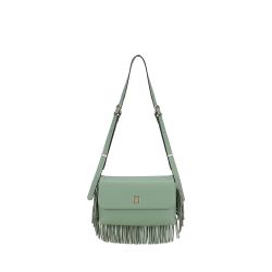 Pochette Bandoulière Camille à Franges en Cuir