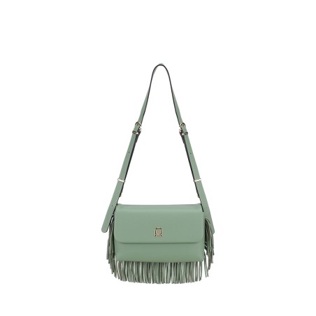 Pochette Bandoulière Camille à Franges en Cuir