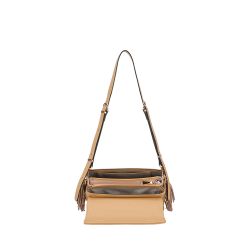 Pochette Bandoulière Camille à Franges en Cuir