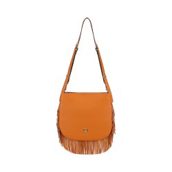 Sac Epaule Bandoulière Camille à Franges en Cuir