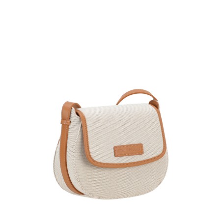 Sac Bandoulière à Rabat Rosa en toile
