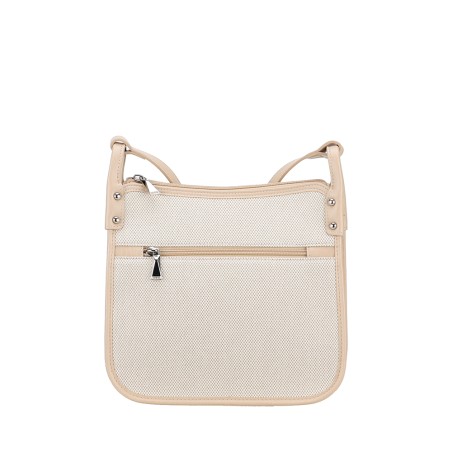 Sac Bandoulière Carré Rosa en toile