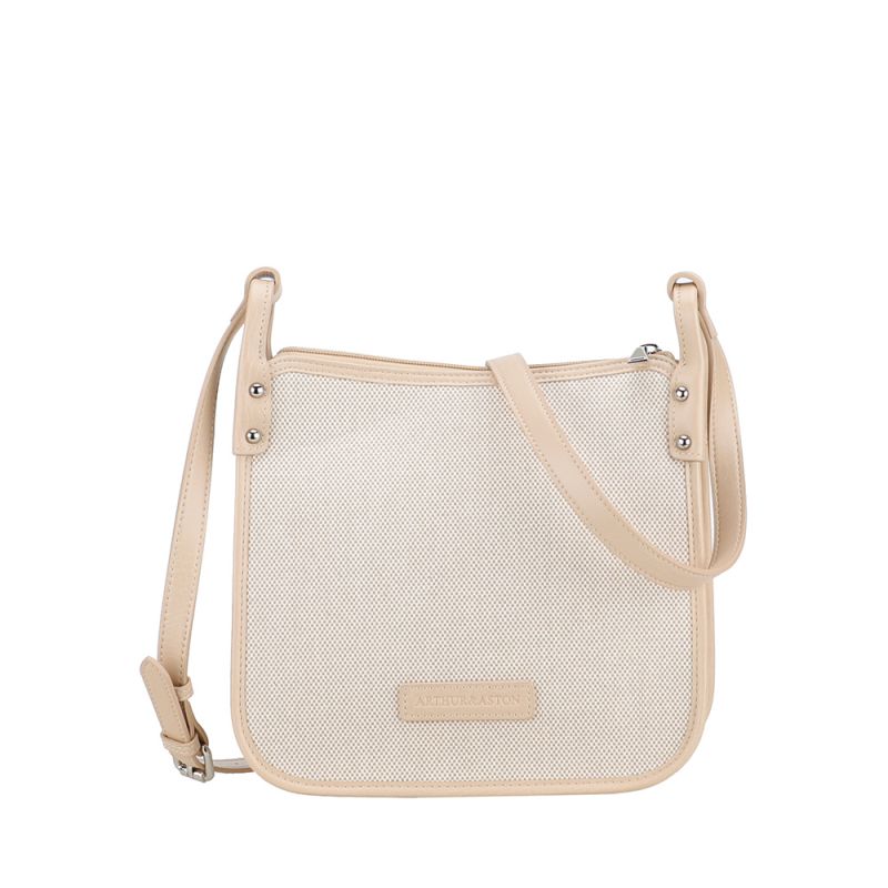 Sac Bandoulière Carré Rosa en toile