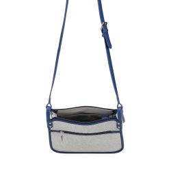 Sac Bandoulière Carré Rosa en toile