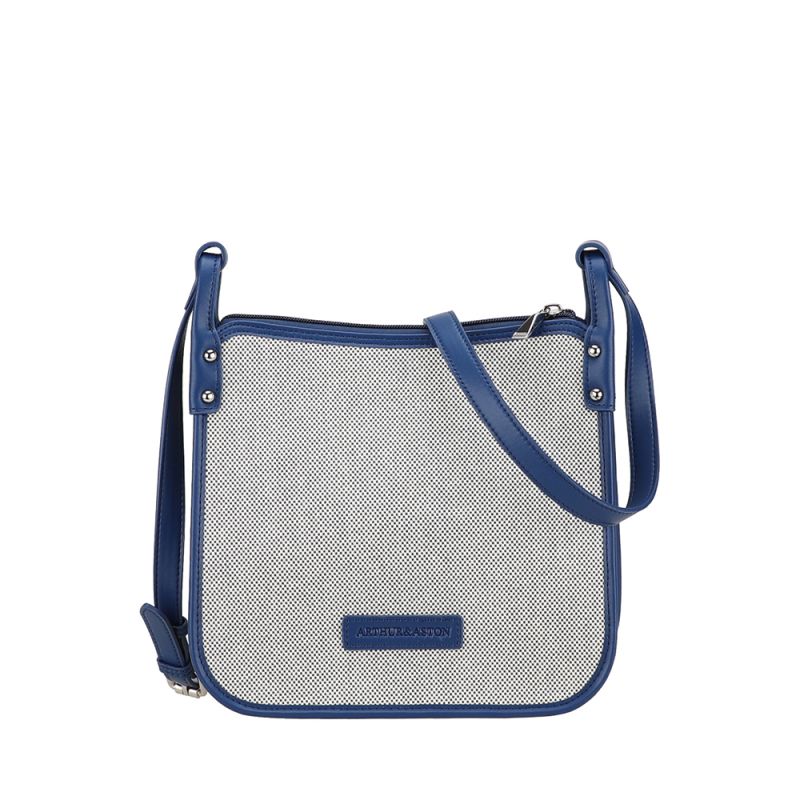 Sac Bandoulière Carré Rosa en toile