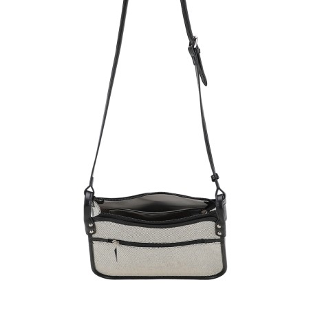 Sac Bandoulière Carré Rosa en toile