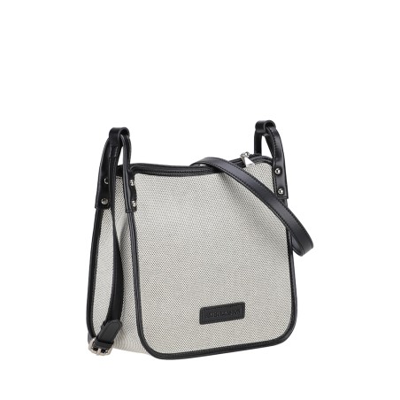 Sac Bandoulière Carré Rosa en toile