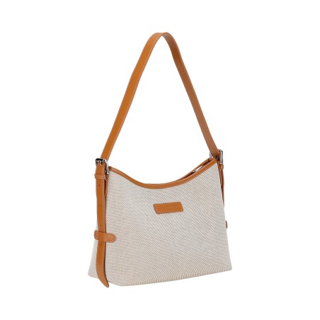 Sac Epaule Rosa en Toile