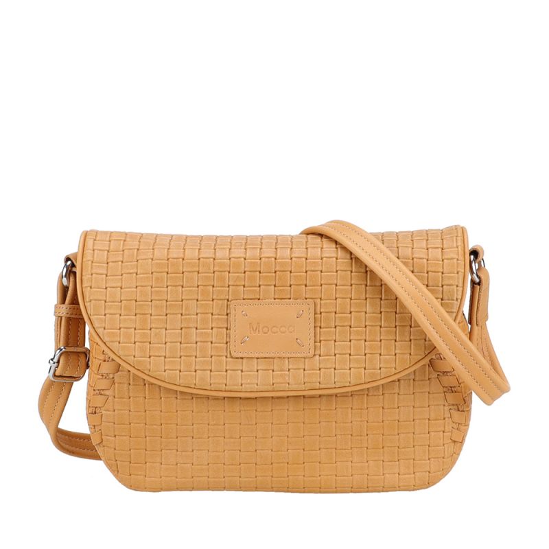 Sac porté travers à rabat Léoun en cuir