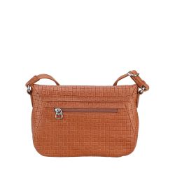 Sac porté travers à rabat Léoun en cuir