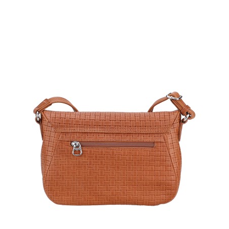 Sac porté travers à rabat Léoun en cuir