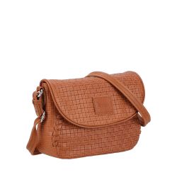 Sac porté travers à rabat Léoun en cuir