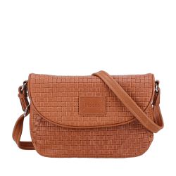 Sac porté travers à rabat Léoun en cuir