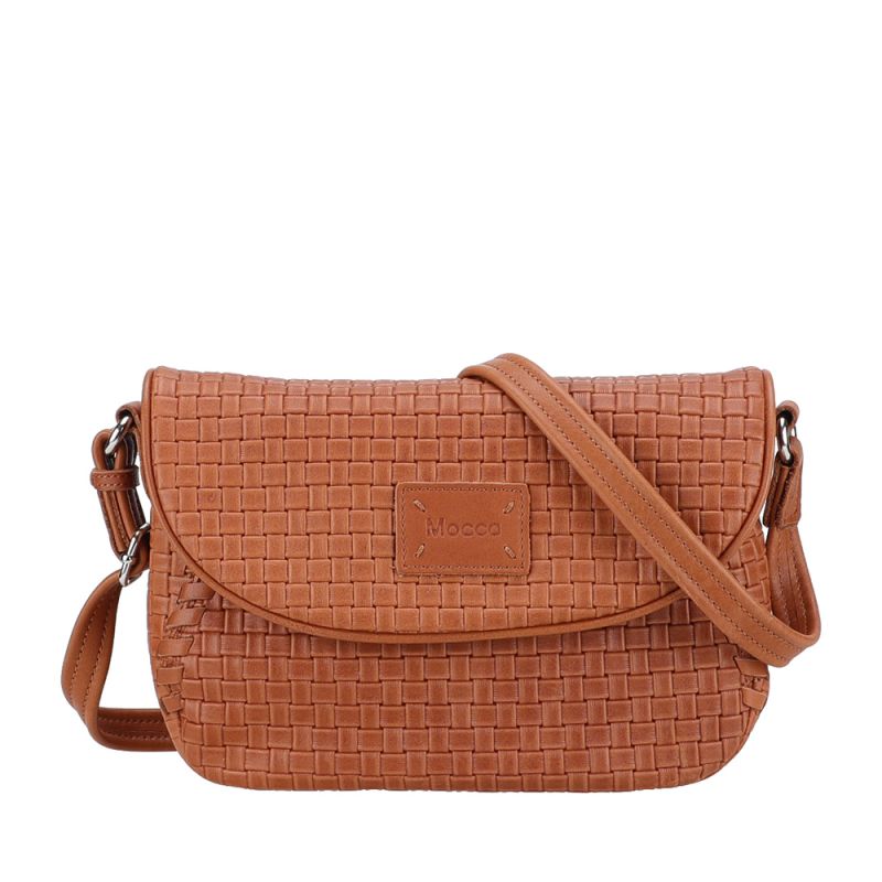 Sac porté travers à rabat Léoun en cuir