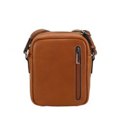 Moyen Sac Travers Léon en Cuir