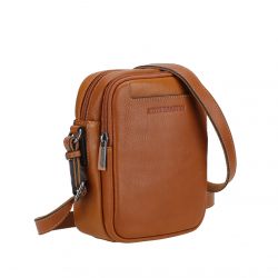 Moyen Sac Travers Léon en Cuir