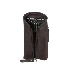 Porte-Clé Zippé Léon en Cuir