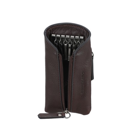 Porte-Clé Zippé Léon en Cuir