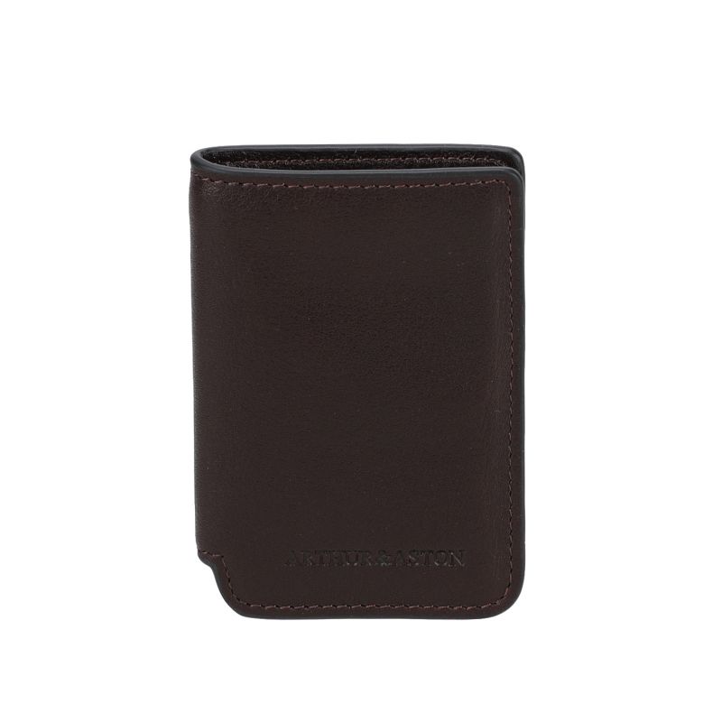 Porte-Cartes à Pression Léon en Cuir