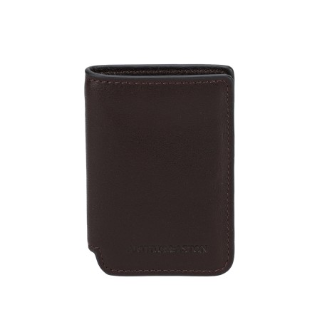 Porte-Cartes à Pression Léon en Cuir