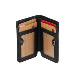 Porte-Cartes à Pression Léon en Cuir