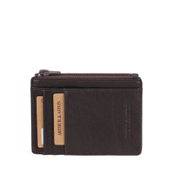Petit Porte-Cartes Zippé Léon en Cuir