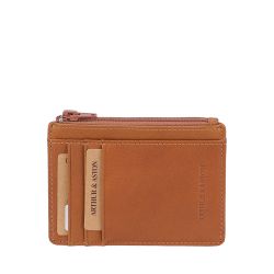 Petit Porte-Cartes Zippé Léon en Cuir