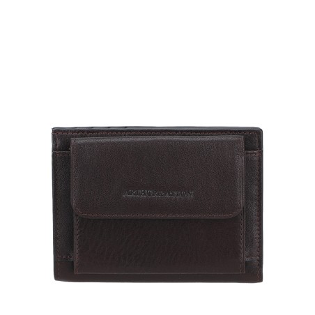 Porte-Cartes Fermé Pression Léon en Cuir