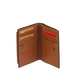 Porte-Cartes Fermé Pression Léon en Cuir