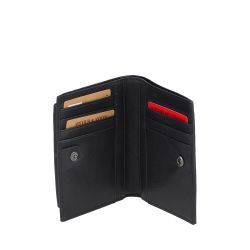 Porte-Cartes Fermé Pression Léon en Cuir