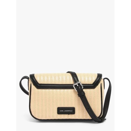 Sac Bandoulière K Signature Raphia