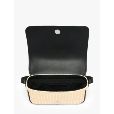 Sac Bandoulière K Signature Raphia