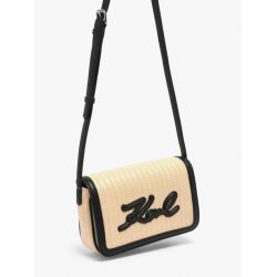 Sac Bandoulière K Signature Raphia