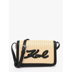 Sac Bandoulière K Signature Raphia