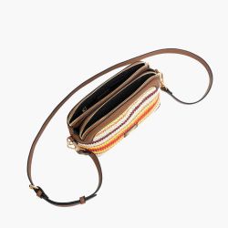 Petit Sac Bandoulière Multipoches Sartene en Synthétique