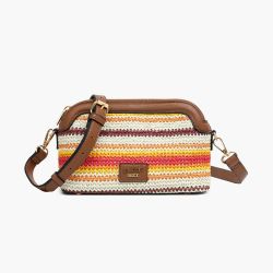 Petit Sac Bandoulière Multipoches Sartene en Synthétique