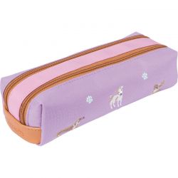Trousse Double Les Fantaisies Mila Violet/Rose