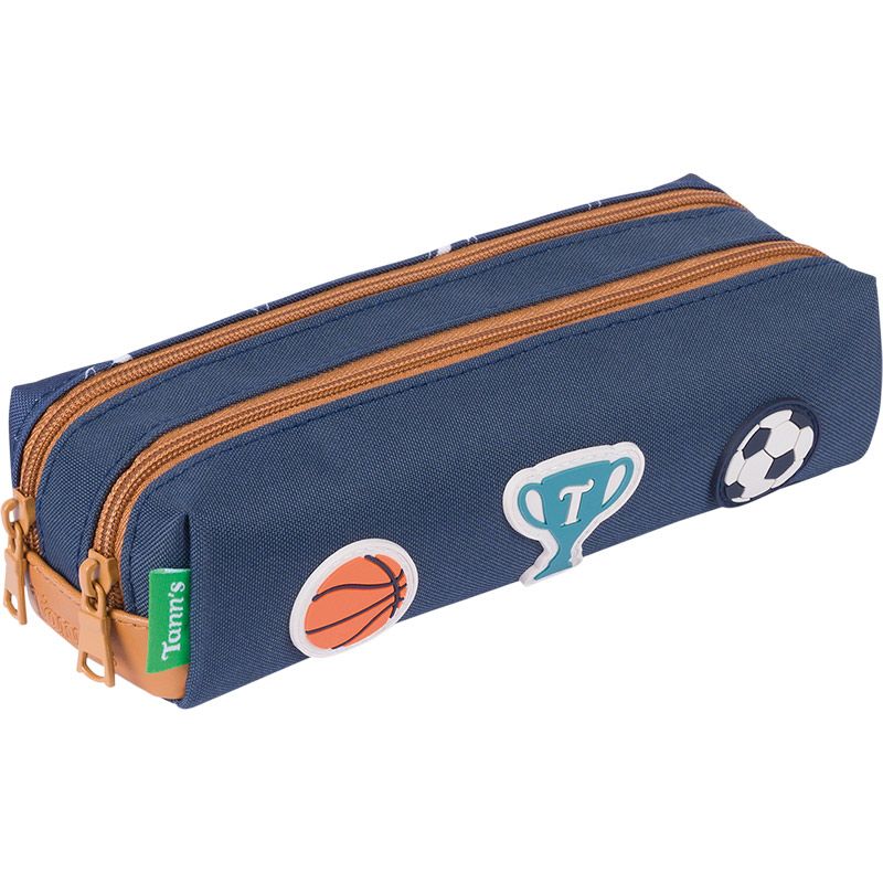 Trousse Double Les Fantaisies Paco Bleu