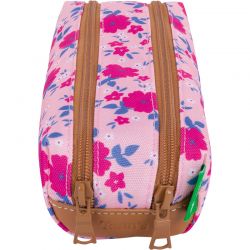 Trousse Double Les Fantaisies Aurore Rose