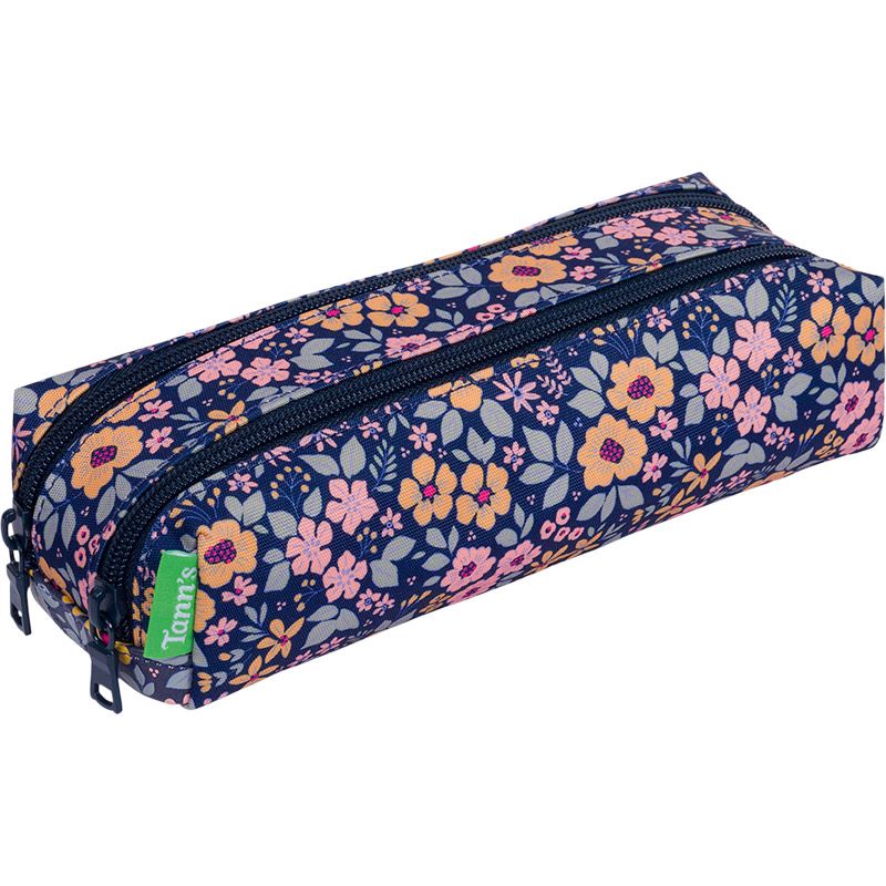 Trousse Double Elena Bleu