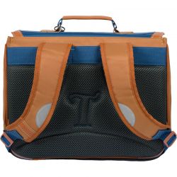 Cartable 35cm Les Signatures Nils Bleu/Camel