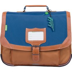 Cartable 35cm Les Signatures Nils Bleu/Camel