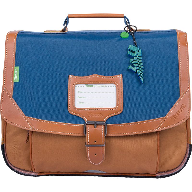 Cartable 35cm Les Signatures Nils Bleu/Camel