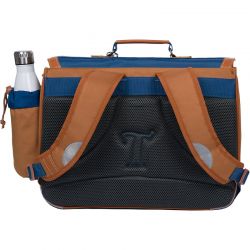 Cartable 38cm Les Signatures Nils Bleu/Camel