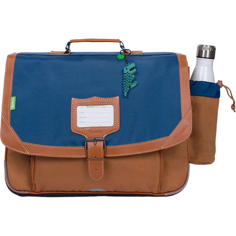 Cartable 38cm Les Signatures Nils Bleu/Camel